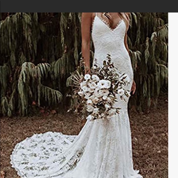 Dresses & Skirts - NWOT Wedding Dress. So beautiful Never worn. Size 8.